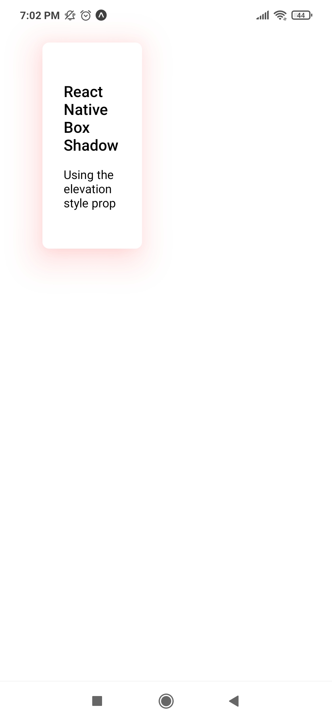React Native Box Shadow Delft Stack